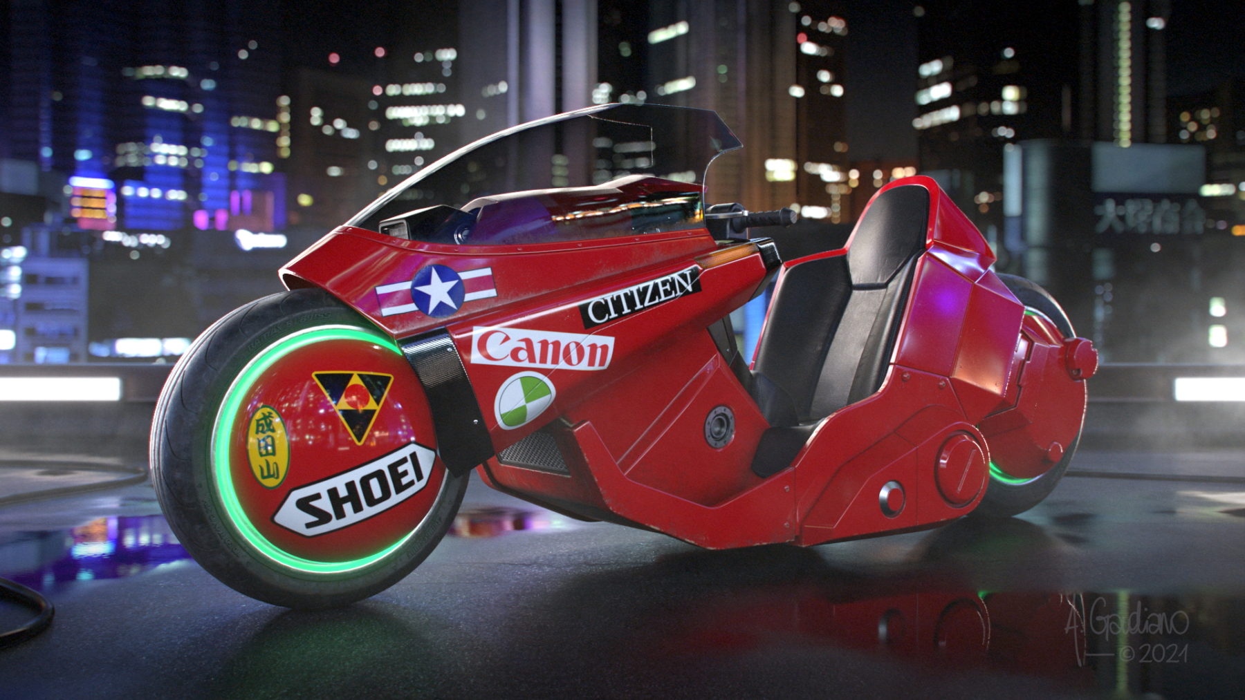 Kaneda’s Bike 2021 (akira) – Alexandre Gaudiano